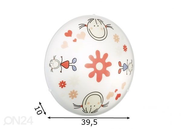 Seinävalaisin Junior 2 mitat