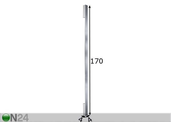 Seinävalaisin Larga 1700 LED mitat