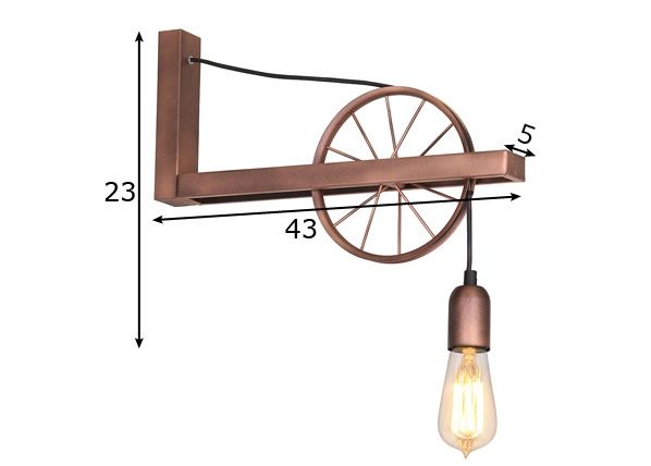 Seinävalaisin Min mitat