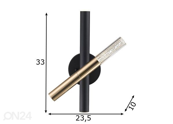 Seinävalaisin One 3L LED mitat