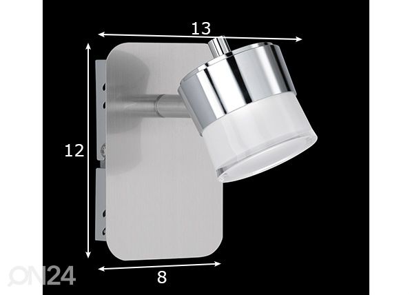 Seinävalaisin Pico LED mitat