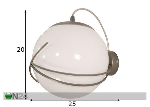 Seinävalaisin SATURN mitat