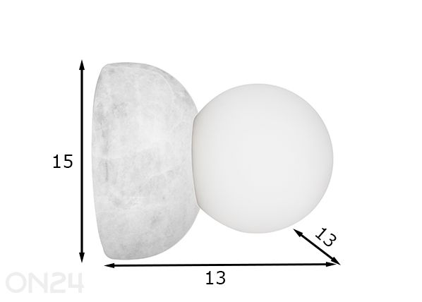 Seinävalaisin Torrano 13 mitat