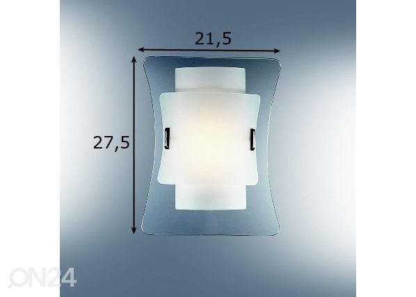 Seinävalaisin TRIPLO AP1 mitat