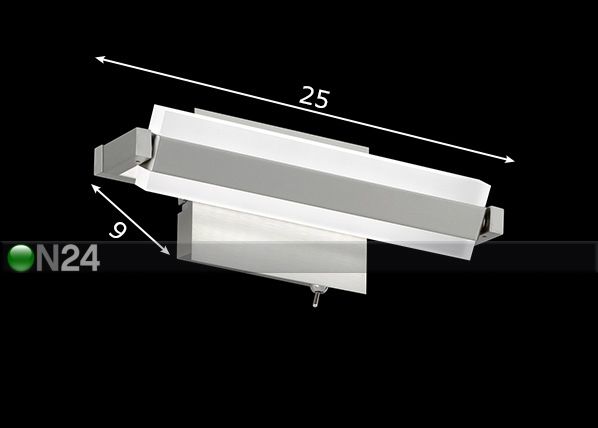 Seinävalaisin Turn LED mitat