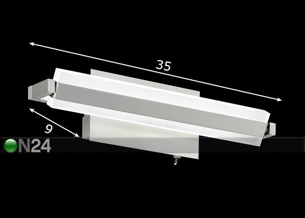 Seinävalaisin Turn LED mitat