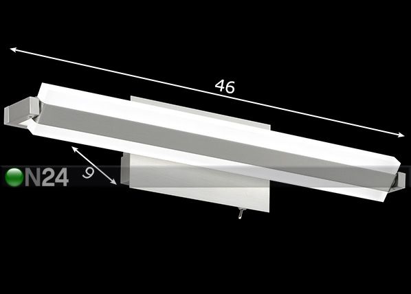 Seinävalaisin Turn LED mitat