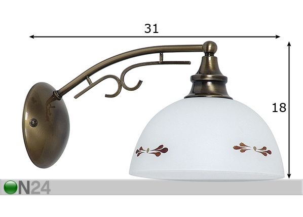 Seinävalaisin VENUS mitat