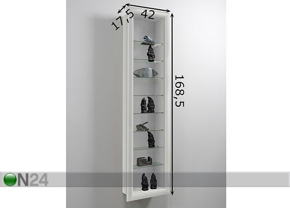Seinävitriini Bora 9 mitat