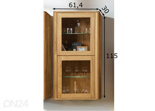 Seinävitriini Lausenne 20 mitat