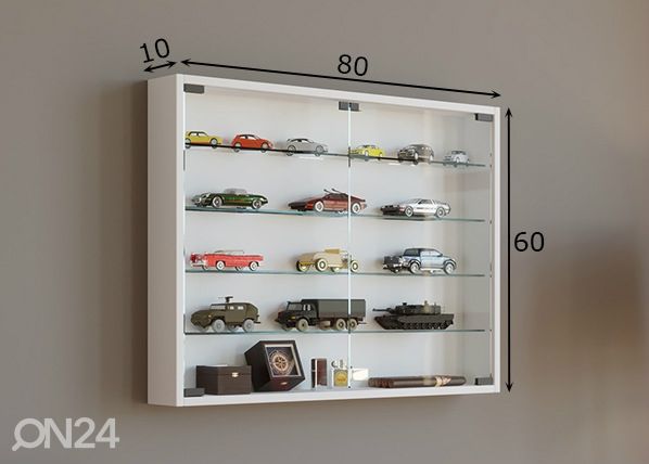 Seinävitriini Mandosa L 80 cm mitat