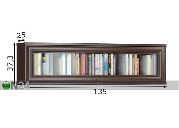 Seinävitriini Verdi mitat