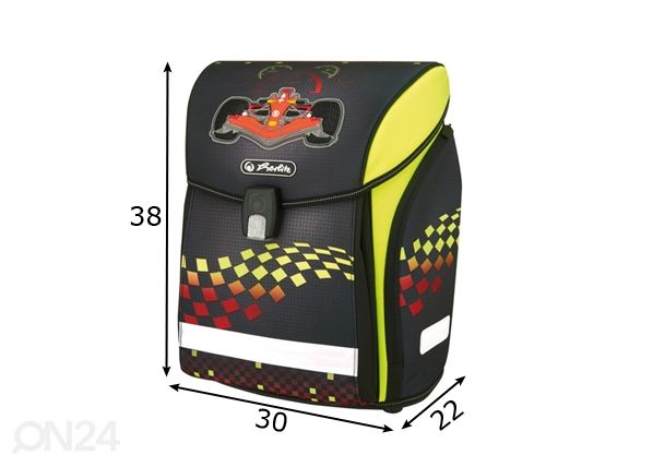 Selkäreppu Herlitz New Midi Formula 1 mitat