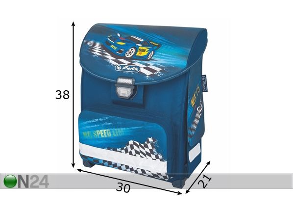 Selkäreppu Herlitz smart Super racer mitat