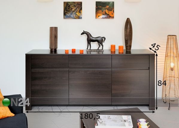Senkki AMBER mitat