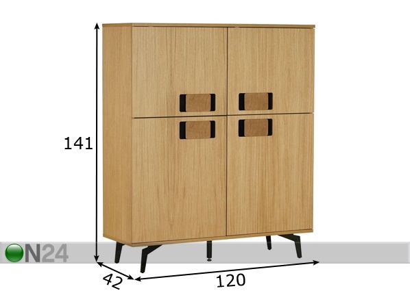 Senkki Maserung 4U mitat