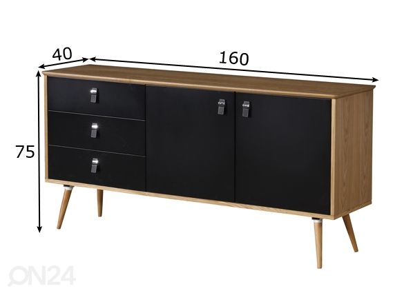 Senkki Oslo-5 mitat