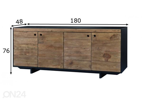 Senkki Vaxjo-60 mitat