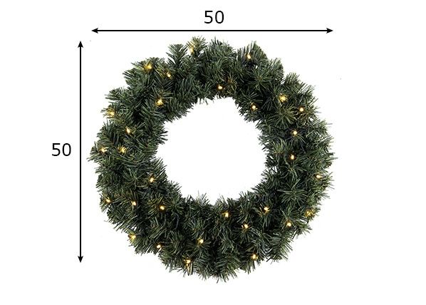 Seppele OTTAWA LED valoilla Ø50 cm mitat