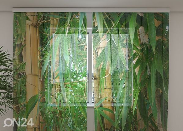 Sifonki-kuvaverho BAMBOO FOREST 240x220 cm
