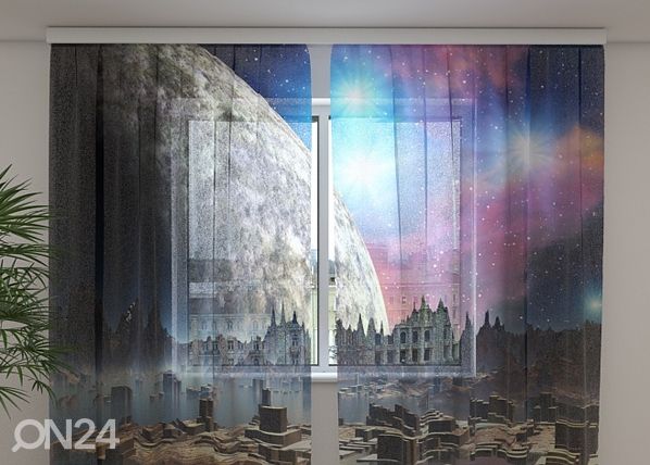 Sifonki-kuvaverho INCREDIBLE WORLD 240x220 cm