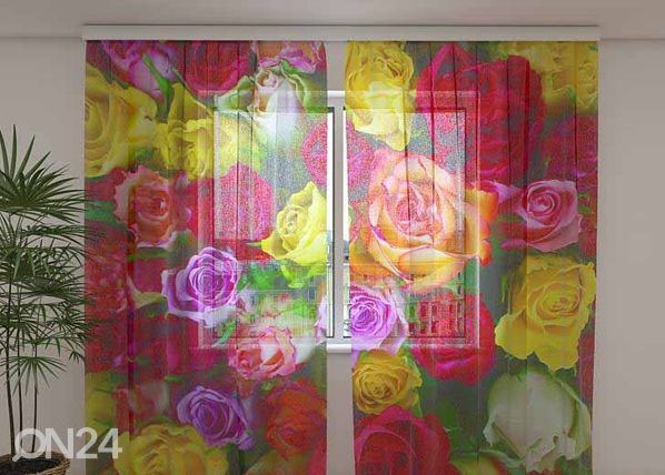 Sifonki-kuvaverho ROSETTE 240x220 cm