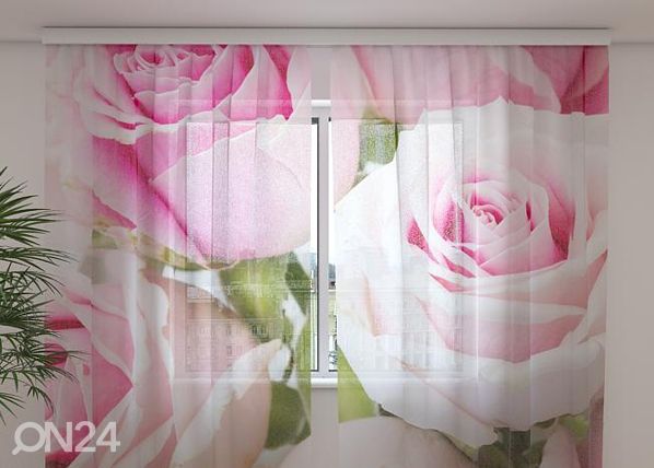 Sifonki-kuvaverho ROYAL ROSES 240x220 cm