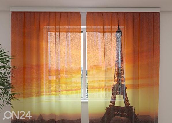 Sifonki-kuvaverho THE EIFFEL TOWER4, 240x220 cm