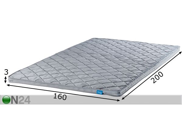 Sijauspatja BED4U 160x200 cm mitat