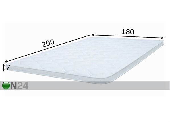 Sijauspatja FAVORITE 180x200 cm mitat