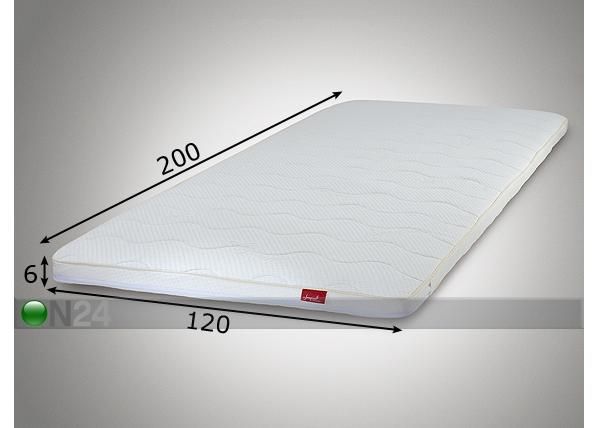 Sijauspatja LUX 120x200 cm mitat