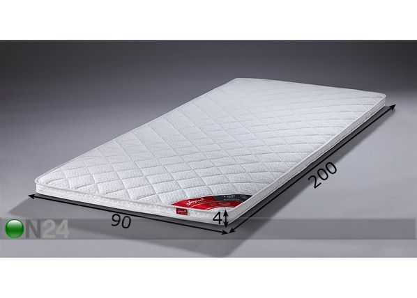 Sijauspatja TOP FOAM 90x200 cm mitat