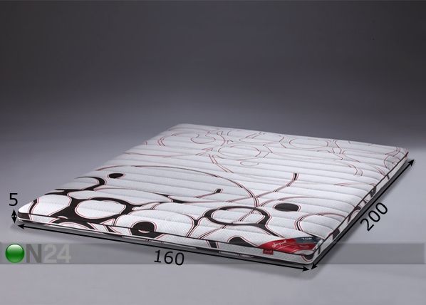 Sijauspatja TOP HR FOAM SENSITY ™ 160x200 cm mitat