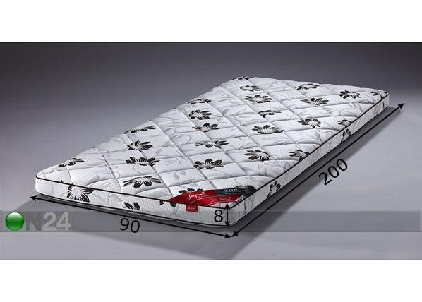 Sijauspatja TOP MEMORY-FOAM 90x200 cm mitat