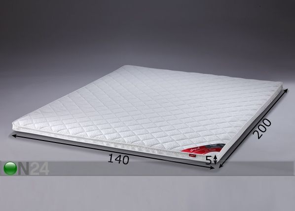 Sijauspatja TOP PROFILED FOAM 140x200 cm mitat