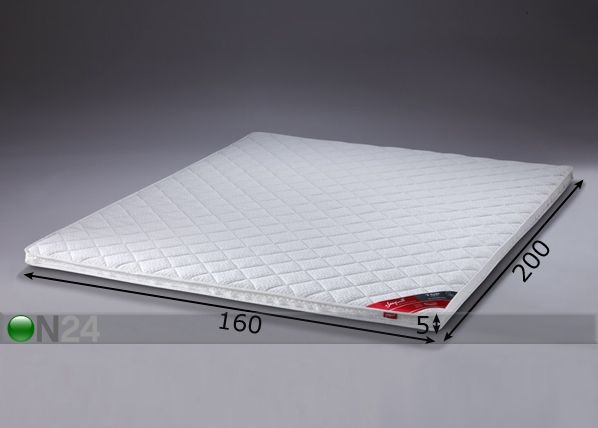 Sijauspatja TOP PROFILED FOAM 160x200 cm mitat