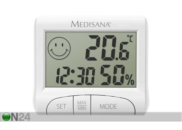 Sisälämpömittari-kosteusmittari MEDISANA HG 100