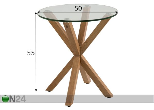 Sivupöytä mitat