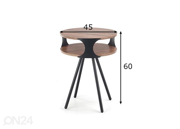 Sivupöytä mitat