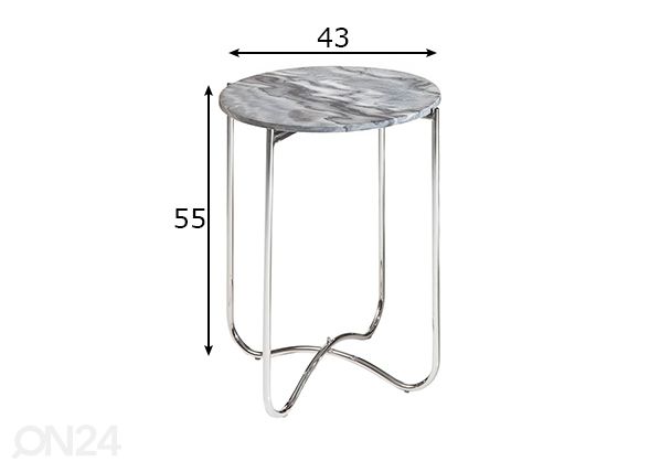 Sivupöytä mitat