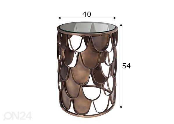 Sivupöytä Abstract mitat
