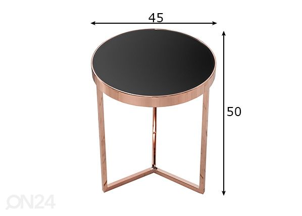 Sivupöytä Art Deco mitat