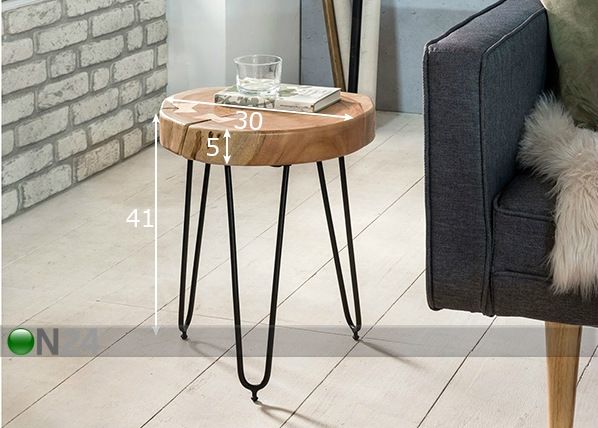 Sivupöytä Bagli mitat