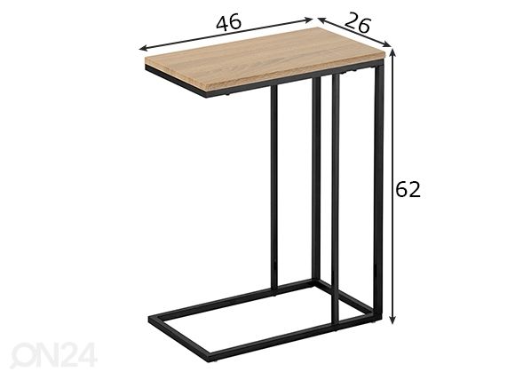 Sivupöytä Elt mitat