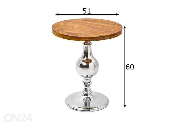 Sivupöytä Extravagancia mitat