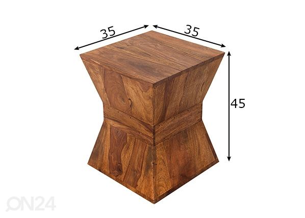 Sivupöytä Pyramid mitat