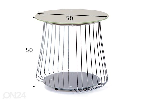 Sivupöytä Rivoli mitat