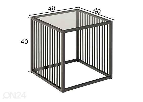 Sivupöytä Strington mitat