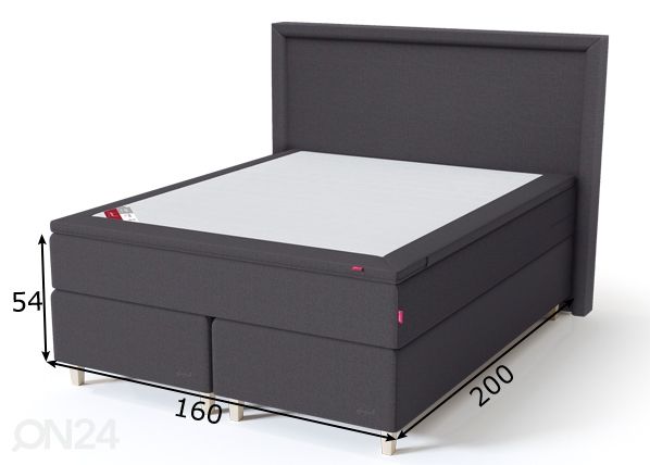 Sleepwell BLACK jenkkisänky 160x200 cm mitat