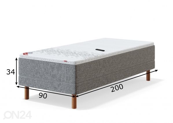 Sleepwell moottorisänky RED 90x200 cm mitat